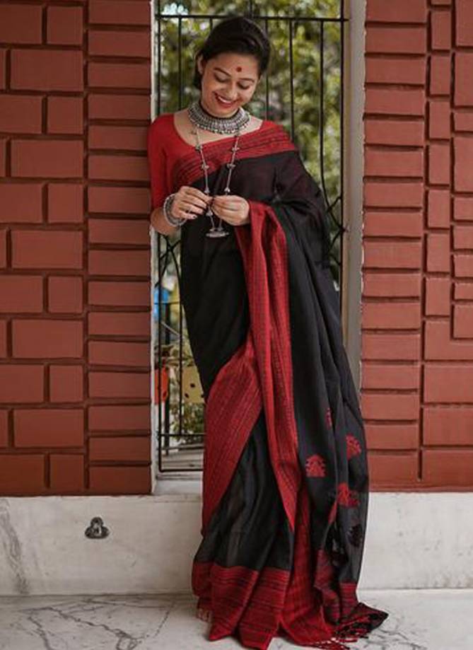 VARNI TEMPLE MANIPURI PATTERN Latest Fancy Designer Festive Party Wear Chanderi cotton Digital Printed Saree Collection